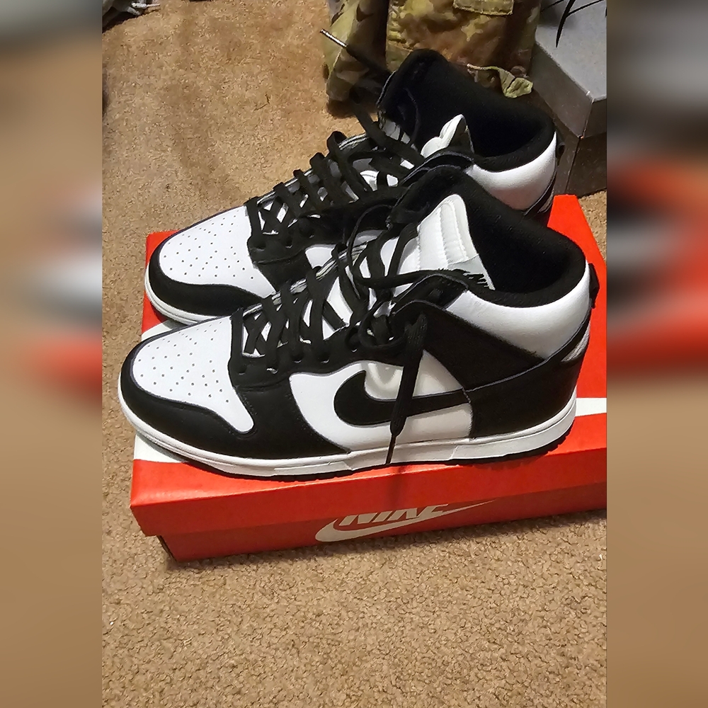 Dunk Hi Black n White Hi-Tops